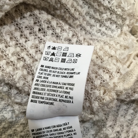 American Eagle Outfitters Loose Knit Lace Accent Top - Picture 9 of 10